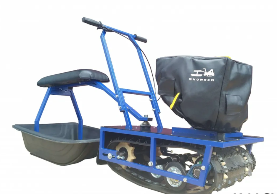 Мини-мотобуксировщик Альбатрос-М с фарой в Тобольске