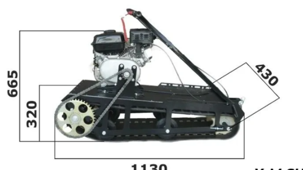 Мотобуксировщик XTREME-MOTORS "Конек-Горбунок" 6.5 л.с. в Тобольске