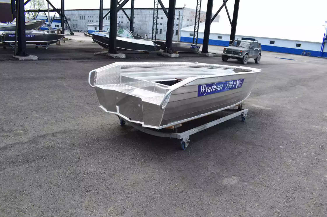 Алюминиевая лодка Wyatboat-390Р Увеличенный борт в Тобольске