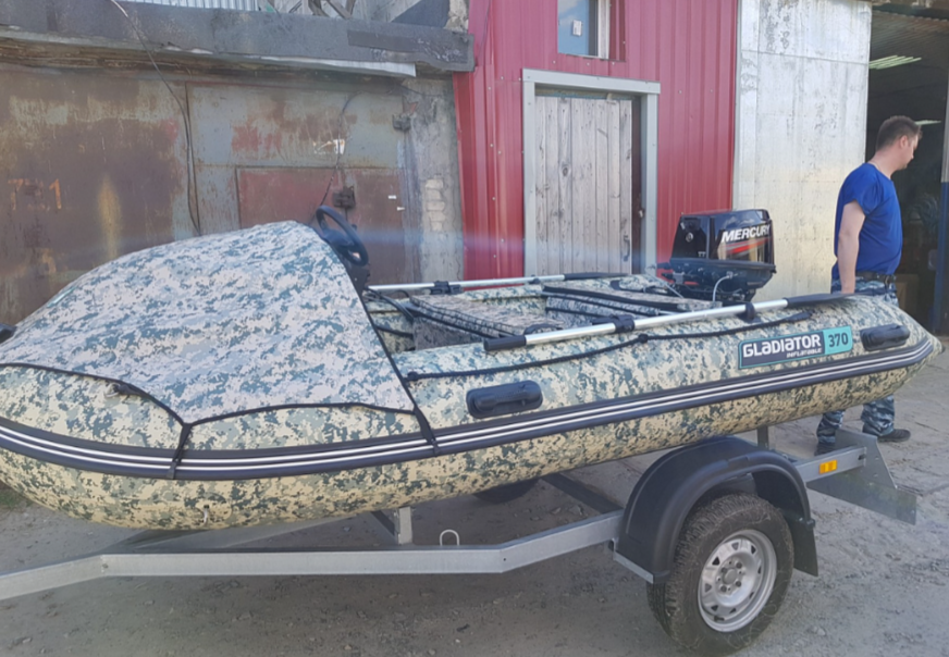НАДУВНАЯ ЛОДКА GLADIATOR C370AL в Тобольске