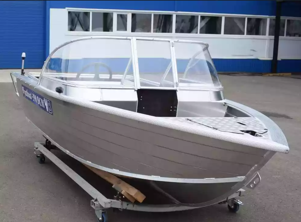 Алюминиевая лодка Wyatboat-390 DCM Увеличенный борт в Тобольске
