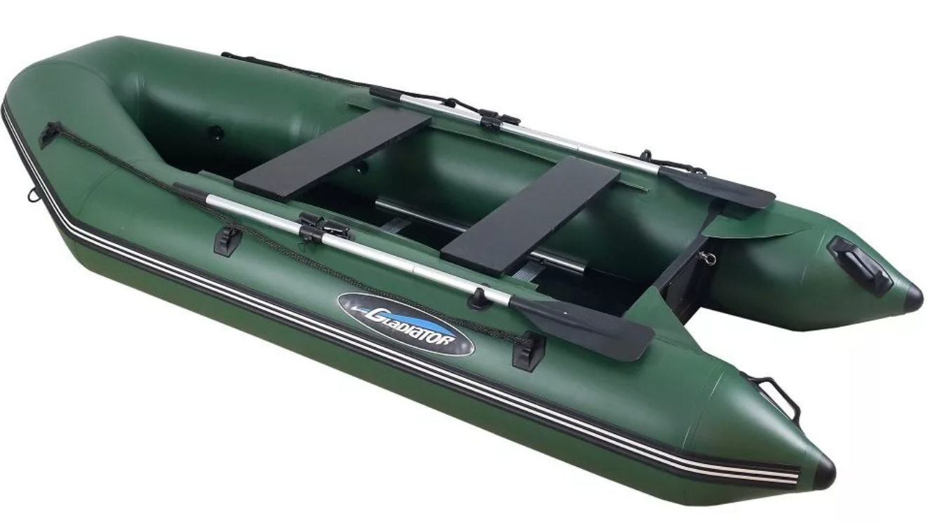 МОТОРНО-ГРЕБНАЯ ЛОДКА ПВХ GLADIATOR A 280 ТК С ФАНЕРНЫМ ДНОМ в Тобольске