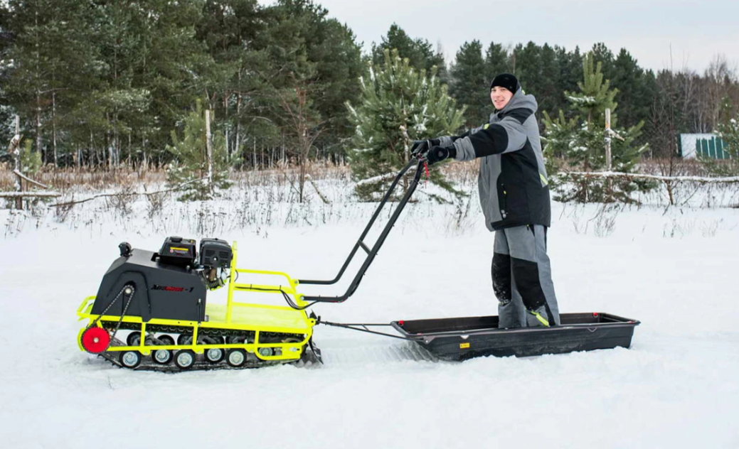 Мотобуксировщик Бурлак ХОЗЯИН-1 (капот металл) в Тобольске