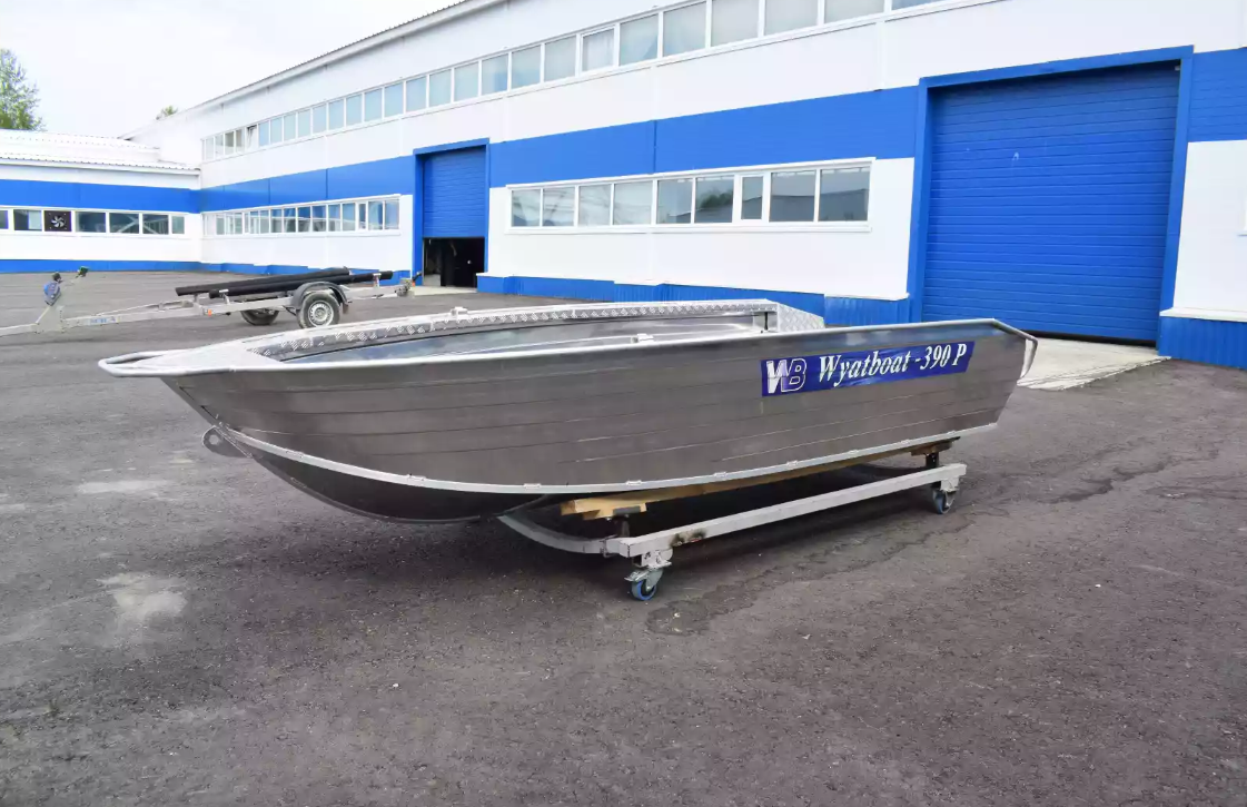 Алюминиевая лодка Wyatboat-390Р Увеличенный борт в Тобольске
