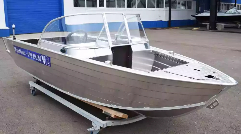 Алюминиевая лодка Wyatboat-390 DCM Увеличенный борт в Тобольске