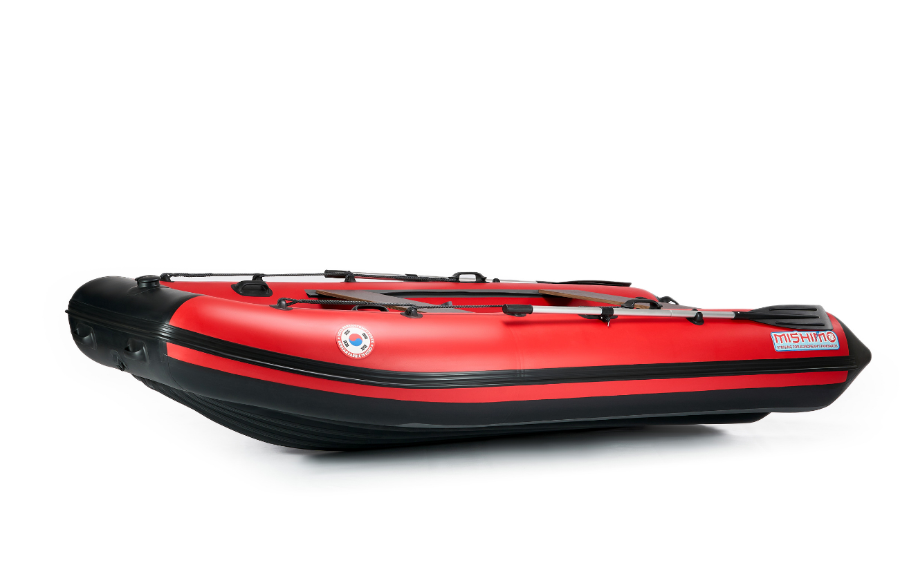 КОМПЛЕКТ ЛОДКА MISHIMO RAPID 380 PRO+ ЛОДОЧНЫЙ МОТОР MARLIN MP 9.9 (20) AMHS PROLINE FORCE в Тобольске