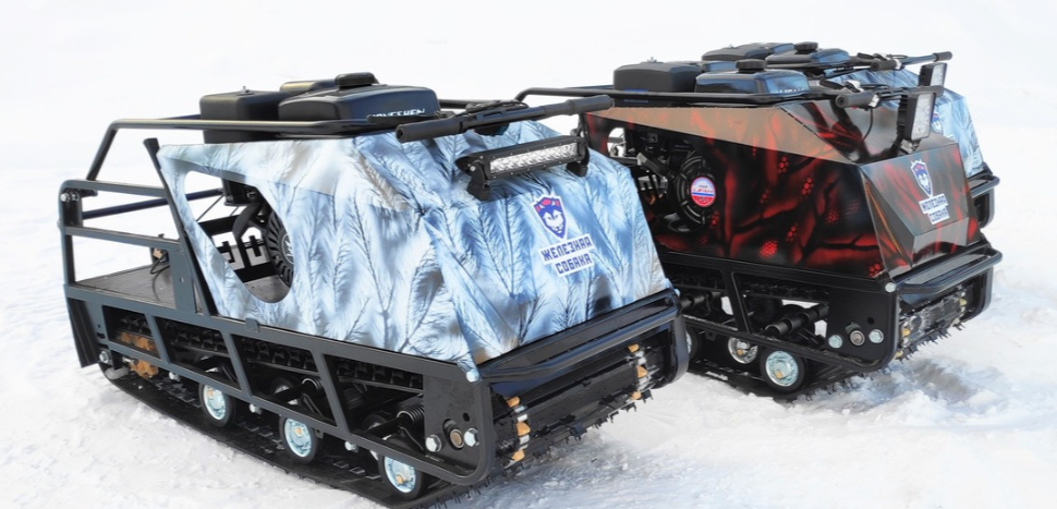 Мотобуксировщик Irondog (Железная собака) M500 20  Камуфляж Охотник в Тобольске