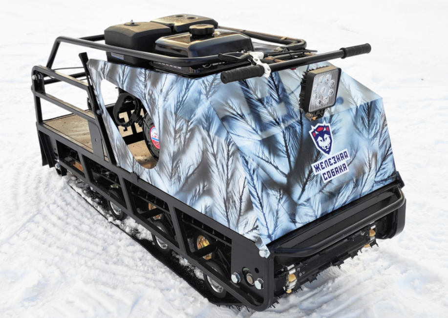 Мотобуксировщик Irondog (Железная собака) M500 20  Камуфляж Охотник в Тобольске