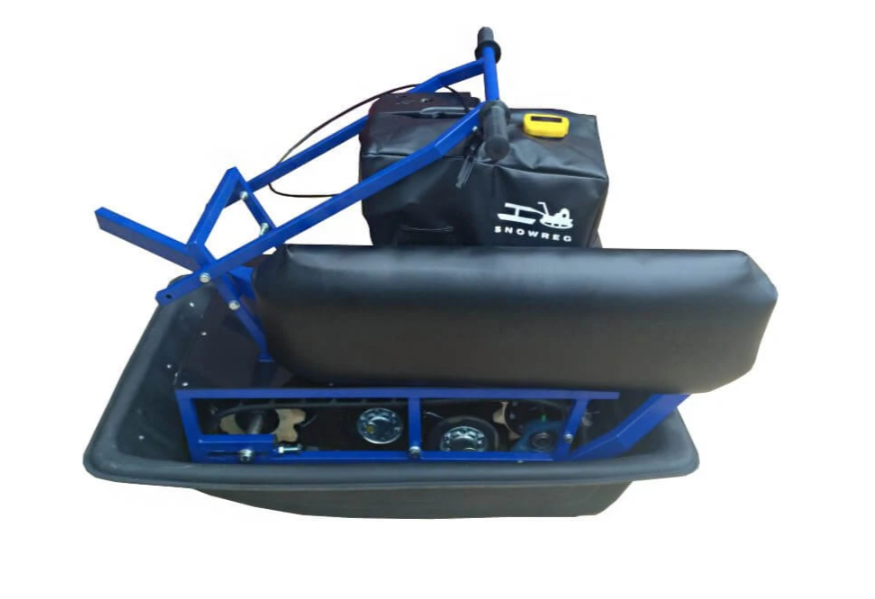 Мини-мотобуксировщик Альбатрос-М с фарой в Тобольске