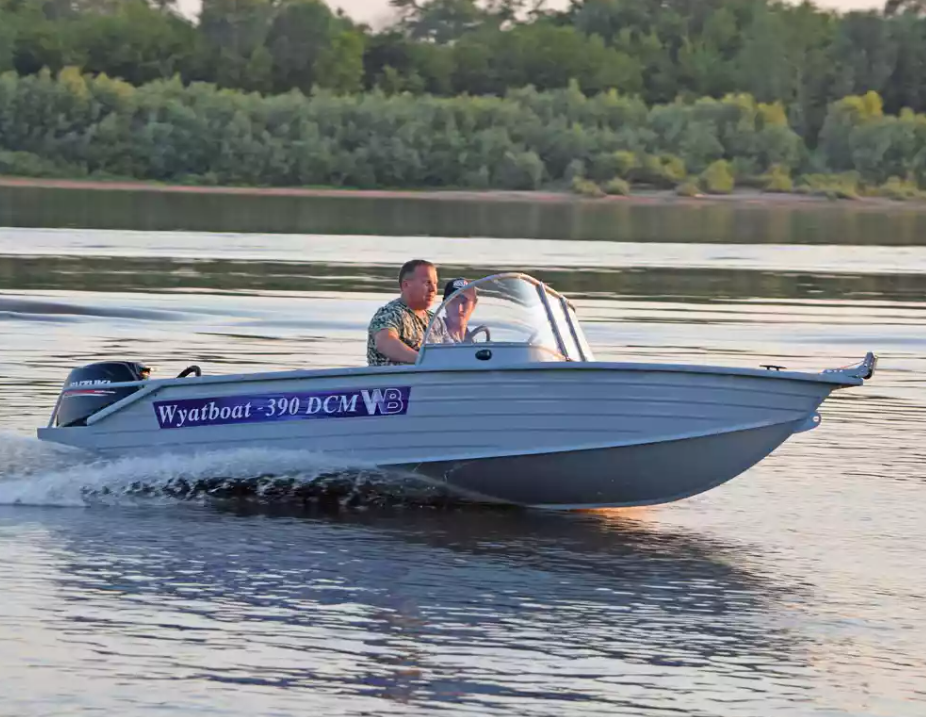 Алюминиевая лодка Wyatboat-390 DCM в Тобольске