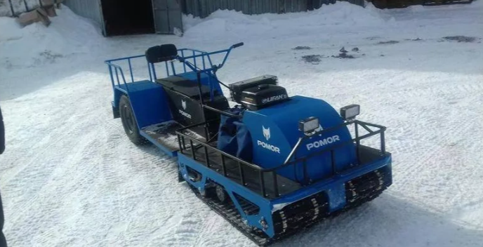 Мотобуксировщик POMOR X-2 K18 в Тобольске