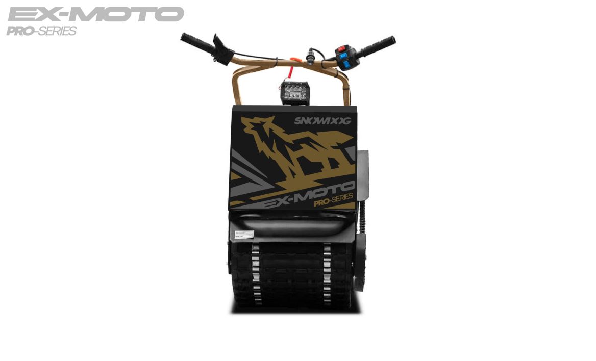 Мотобуксировщик EX-MOTO SNOWDOG S380 8л.с. в Тобольске