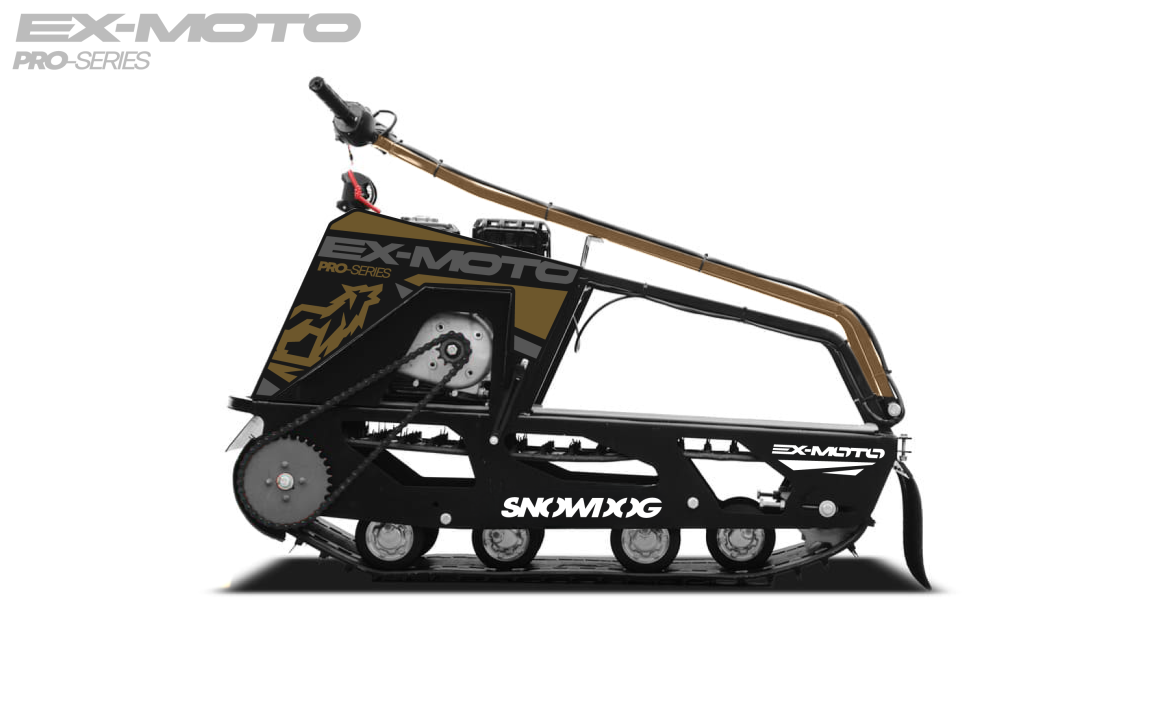 Мотобуксировщик EX-MOTO SNOWDOG S380 8л.с. в Тобольске