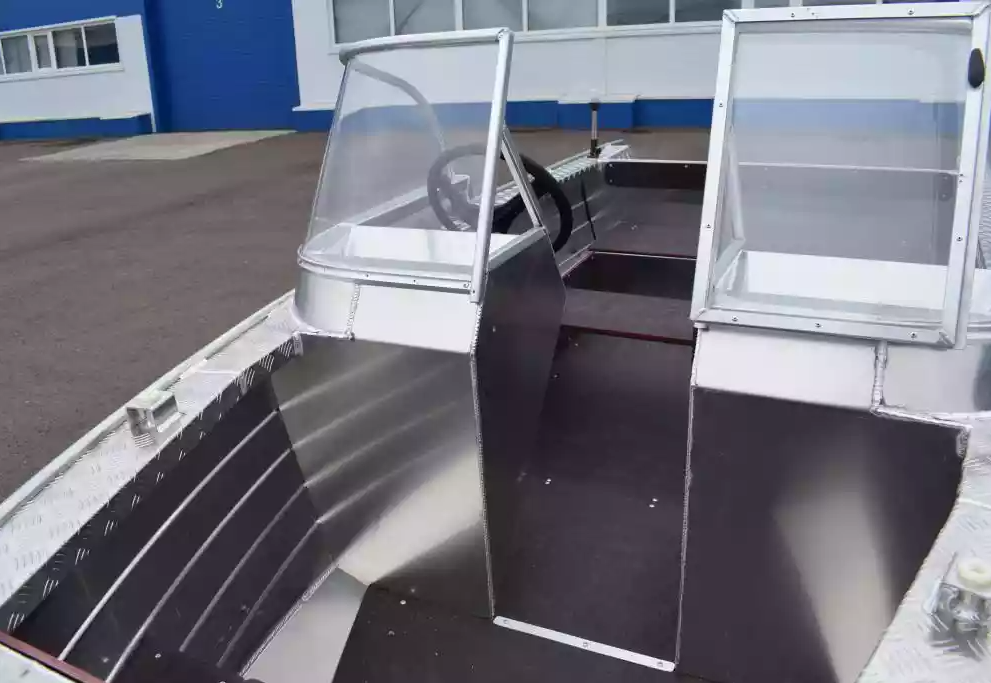 Алюминиевая лодка Wyatboat-390 DCM Увеличенный борт в Тобольске