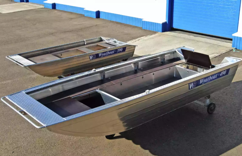 Алюминиевая лодка Wyatboat-490 Jonboat в Тобольске