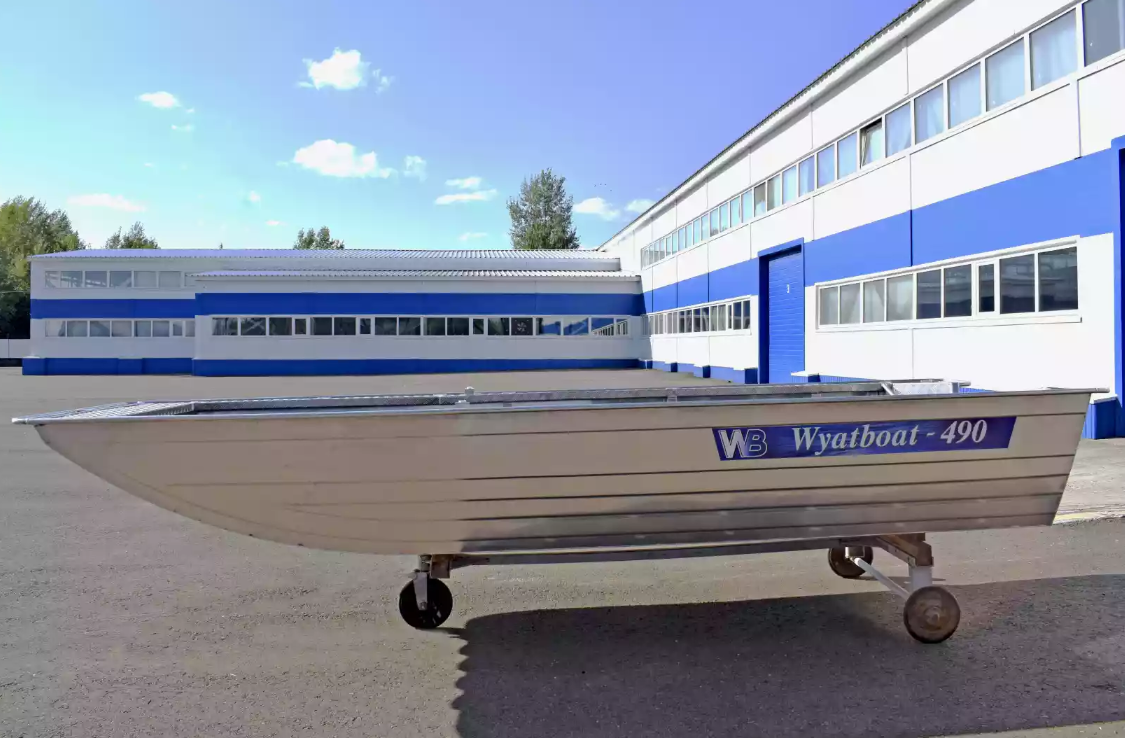 Алюминиевая лодка Wyatboat-490 Jonboat в Тобольске