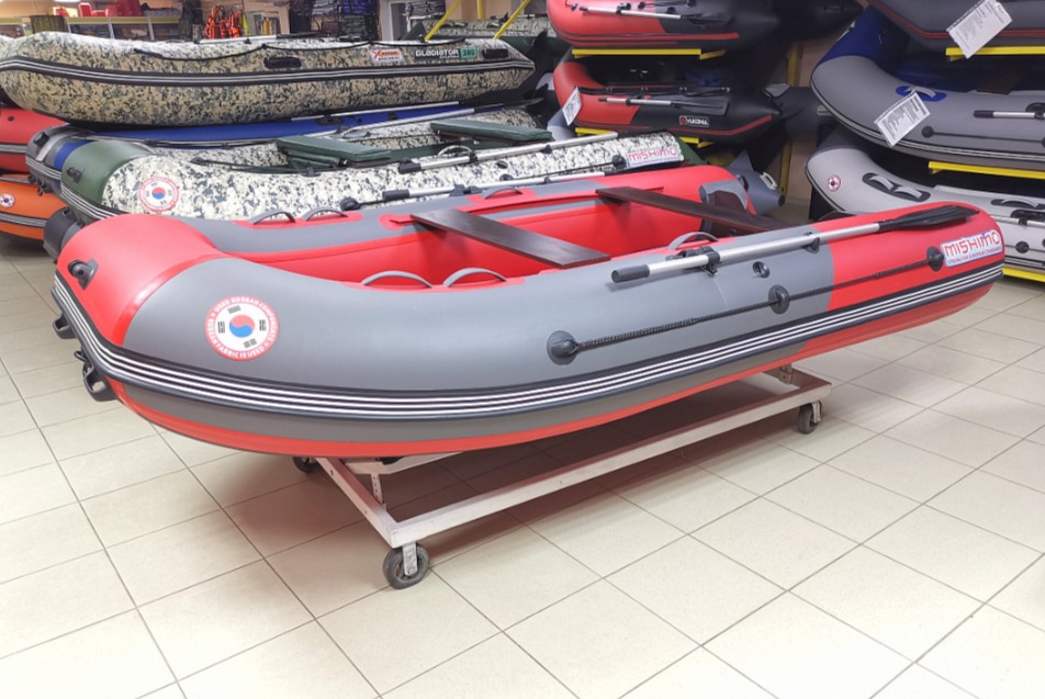 КОМПЛЕКТ Лодка MISHIMO PRO 350 + ЛОДОЧНЫЙ МОТОР MARLIN MP 9.9 (20) AMHS PRO в Тобольске