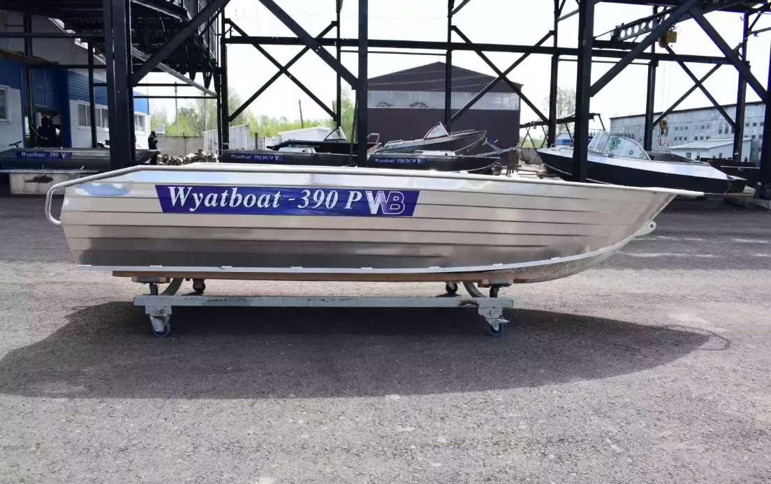 Алюминиевая лодка Wyatboat-390Р Увеличенный борт в Тобольске