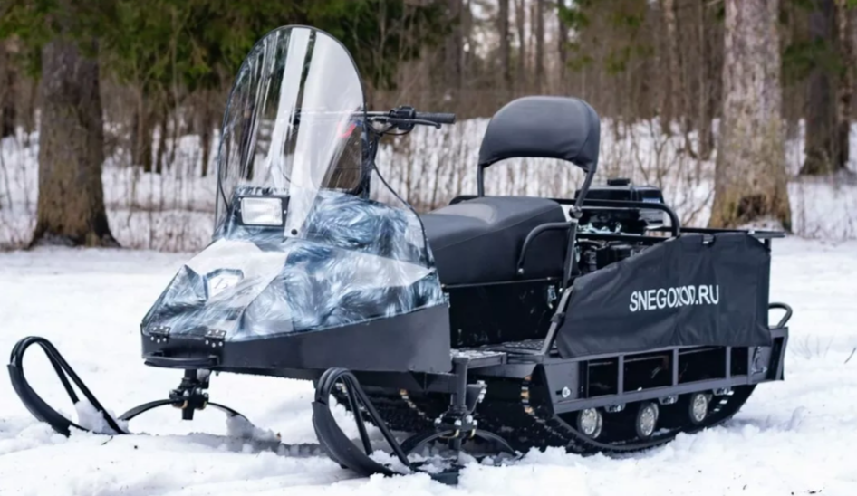 Миниснегоход Егерь Экспедитор 20 л.с. , реверс, тормоз, капот белый в Тобольске
