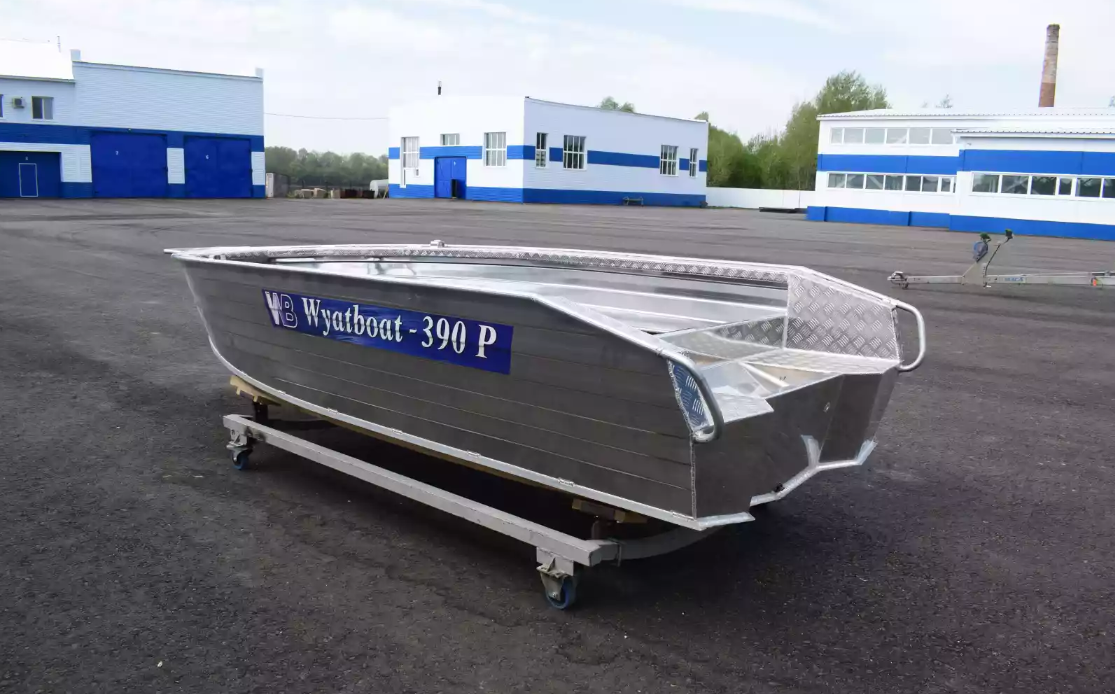 Алюминиевая лодка Wyatboat-390Р Увеличенный борт в Тобольске