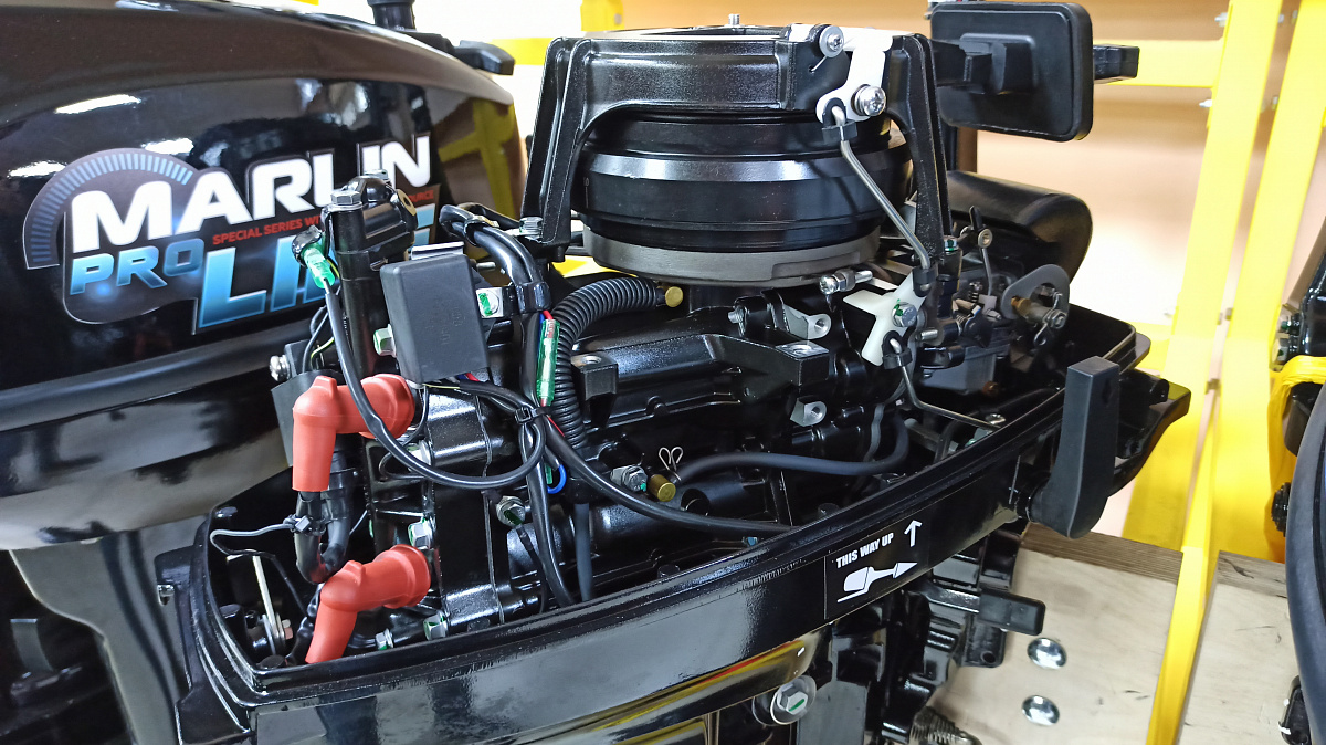 КОМПЛЕКТ Лодка MISHIMO PRO 350 + ЛОДОЧНЫЙ МОТОР MARLIN MP 9.9 (20) AMHS PRO в Тобольске