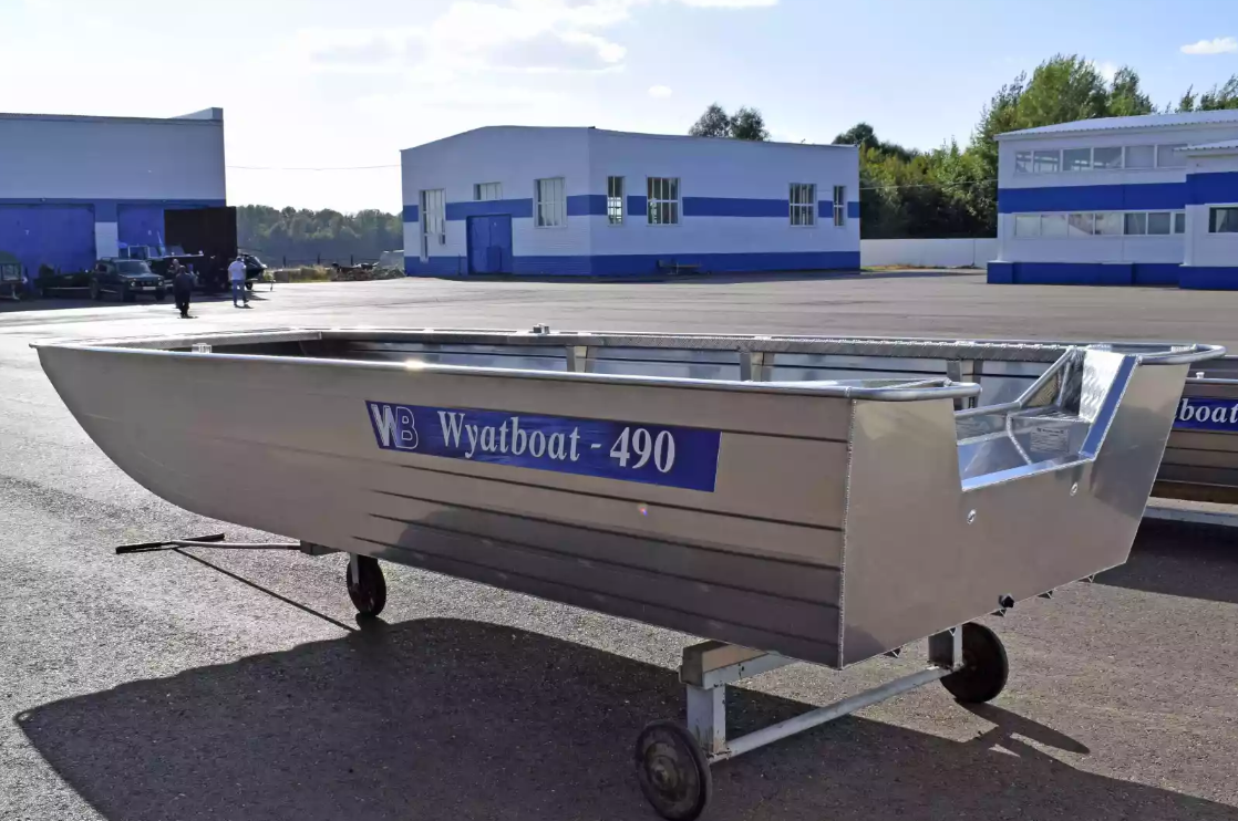Алюминиевая лодка Wyatboat-490 Jonboat в Тобольске