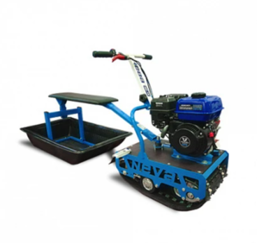 Мотобуксировщик НЕВА МС-1К с санями и сиденьем в Тобольске