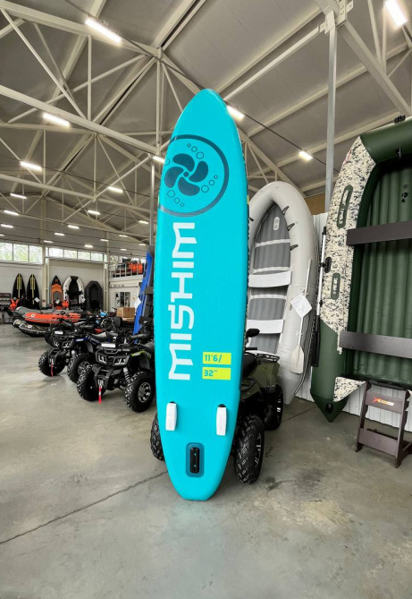 SUP (САП) Доска MISHIMO PRO-MAX Light Teal 11’ (335см) в Тобольске