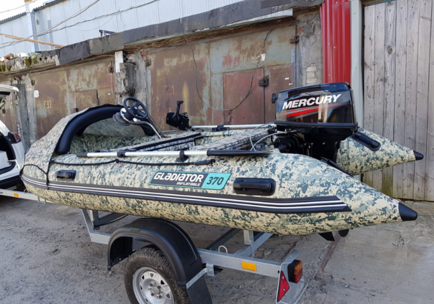 НАДУВНАЯ ЛОДКА GLADIATOR C370AL в Тобольске