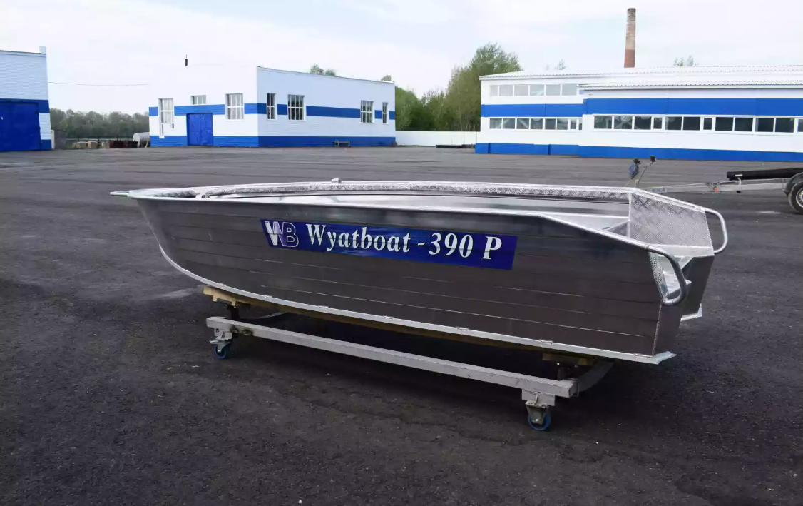 Алюминиевая лодка Wyatboat-390Р Увеличенный борт в Тобольске