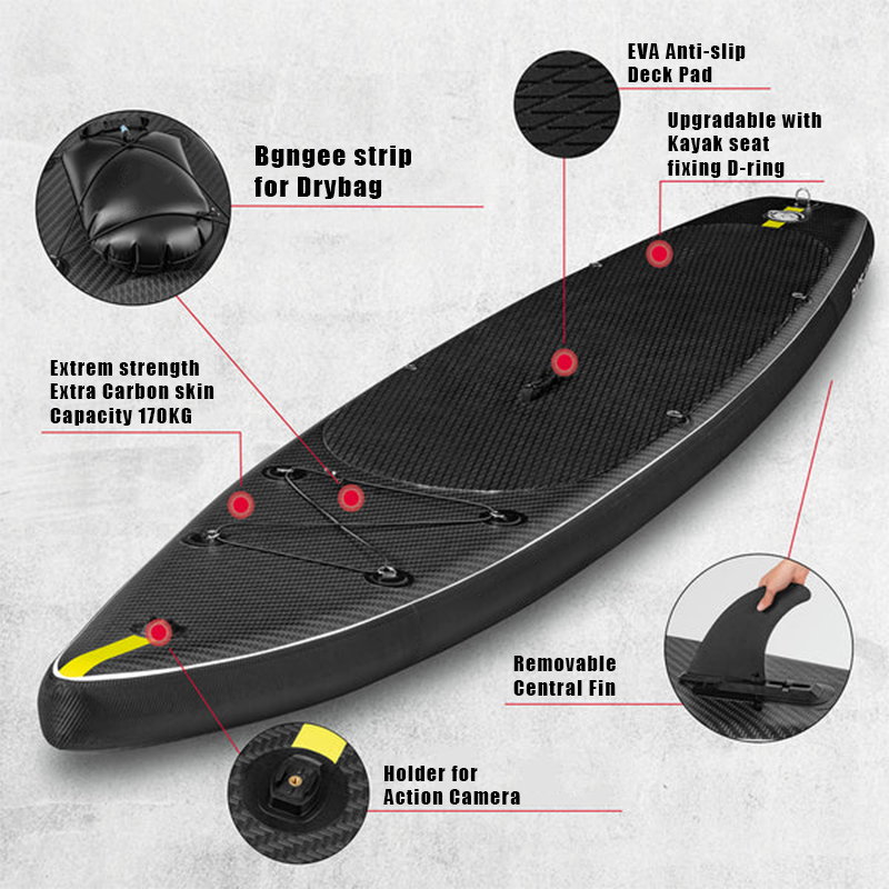 SUP (САП) ДОСКА MISHIMO CARBON DARKSIDE 11’ (335СМ) в Тобольске