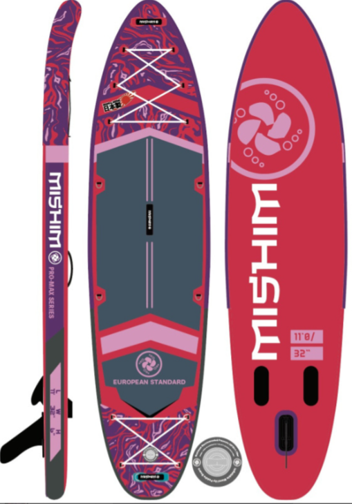 SUP (САП) Доска MISHIMO PRO-MAX Viva Magenta 10.8’ (330см) в Тобольске