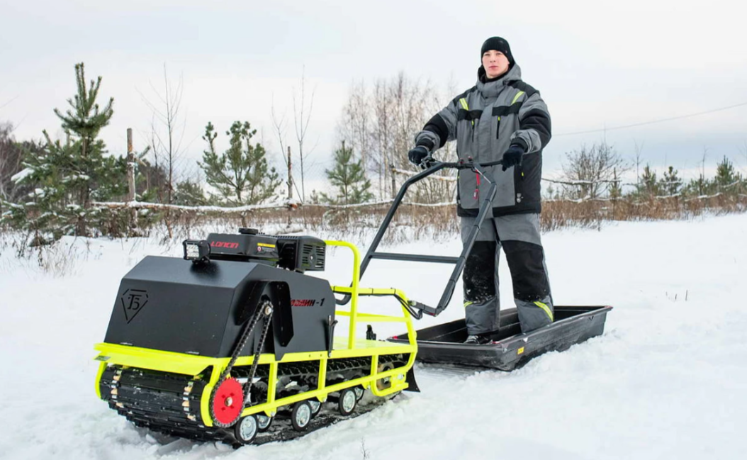 Мотобуксировщик Бурлак ХОЗЯИН-1 (капот металл) в Тобольске
