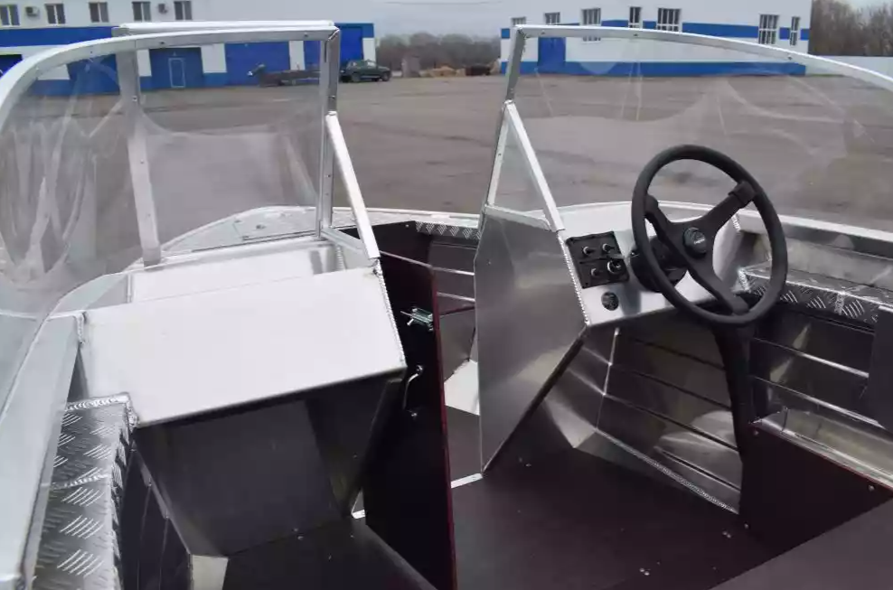 Алюминиевая лодка Wyatboat-390 DCM Увеличенный борт в Тобольске