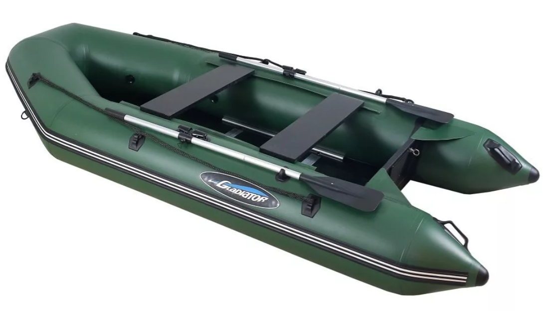 МОТОРНО-ГРЕБНАЯ ЛОДКА ПВХ GLADIATOR А 340 ТК С ФАНЕРНЫМ ПОЛОМ в Тобольске