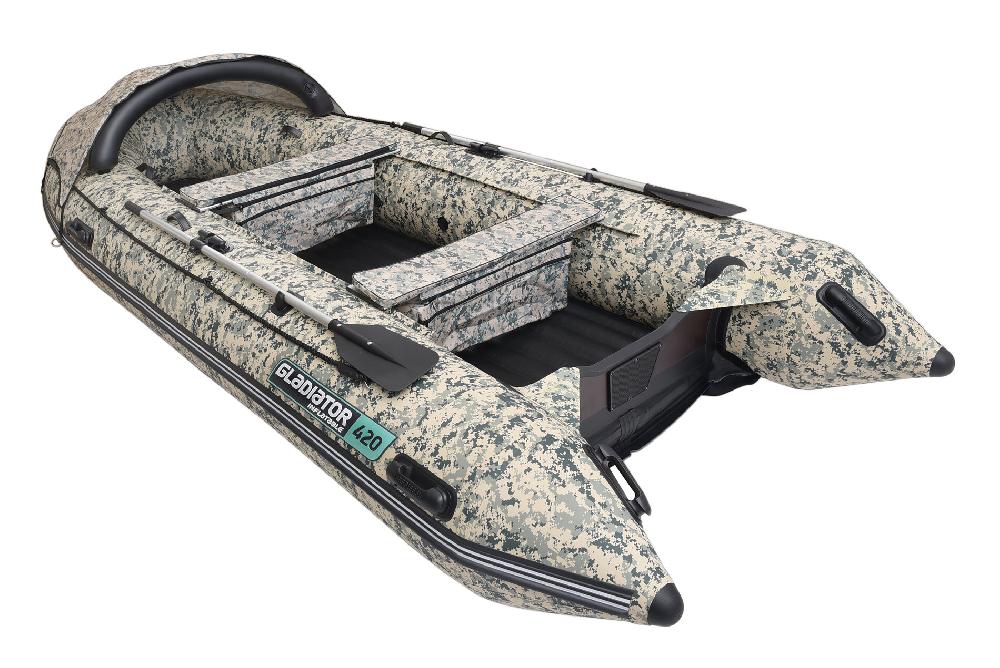 НАДУВНАЯ ЛОДКА GLADIATOR E450PRO в Тобольске