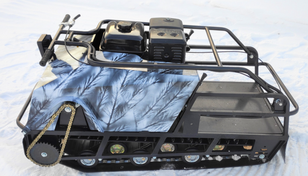 Мотобуксировщик Irondog (Железная собака) M500 20  Камуфляж Охотник в Тобольске