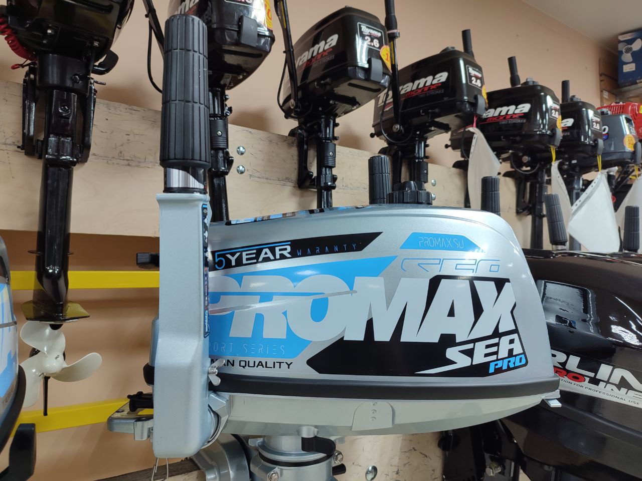 Лодочный мотор PROMAX SP5FHS (внешний бак 12 л) в Тобольске