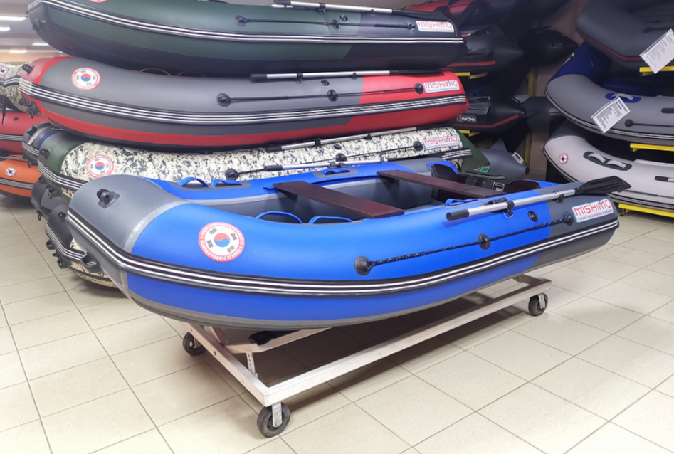 КОМПЛЕКТ Лодка MISHIMO PRO 350 + ЛОДОЧНЫЙ МОТОР MARLIN MP 9.9 (20) AMHS PRO в Тобольске