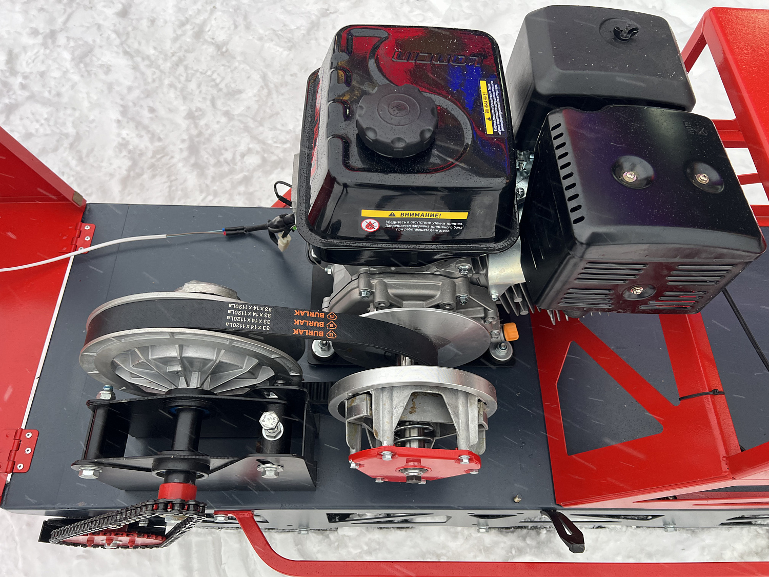 Мотобуксировщик EX-MOTO SNOWDOG S500 15л.с в Тобольске