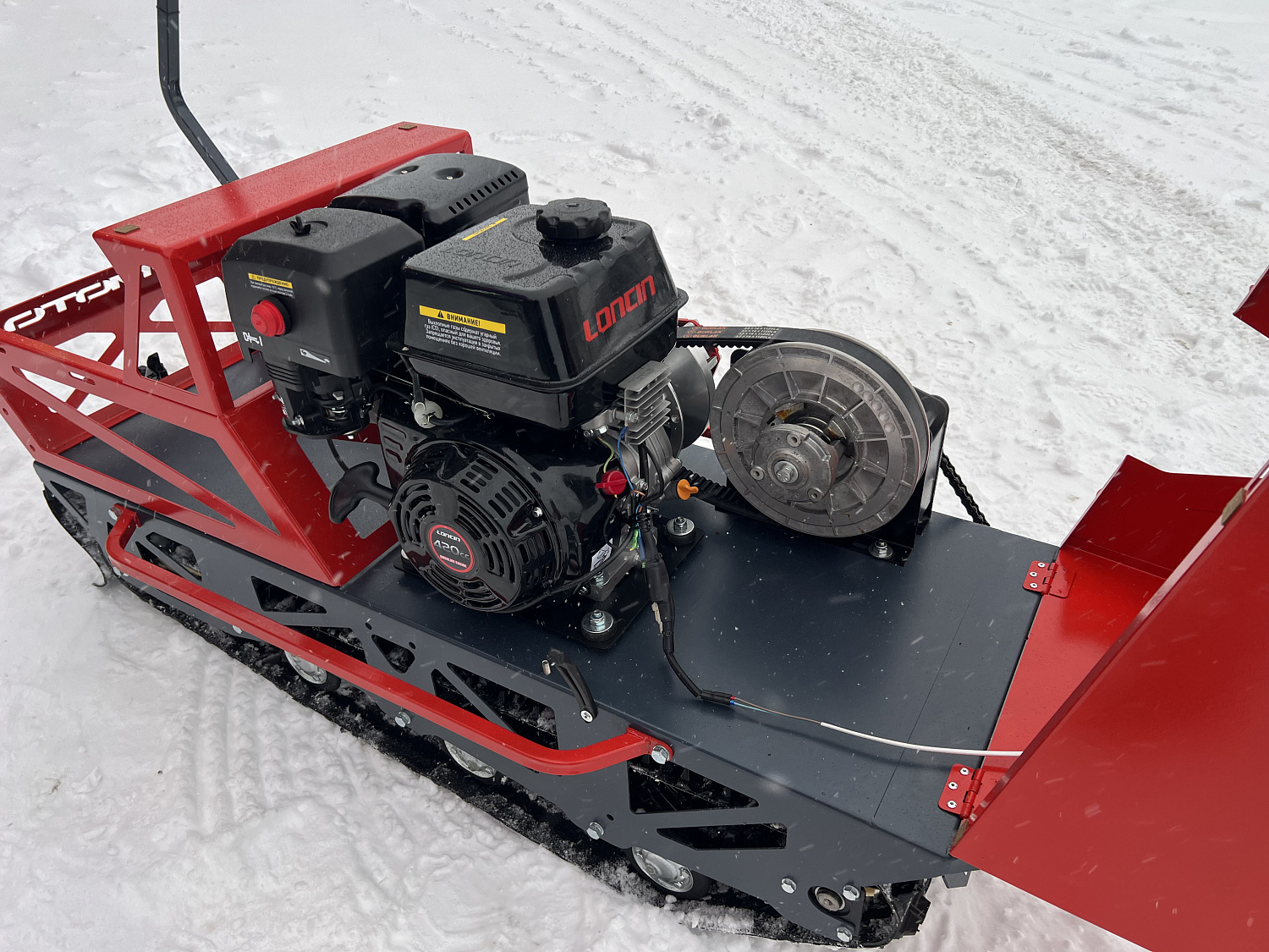 Мотобуксировщик EX-MOTO SNOWDOG S500 15л.с в Тобольске