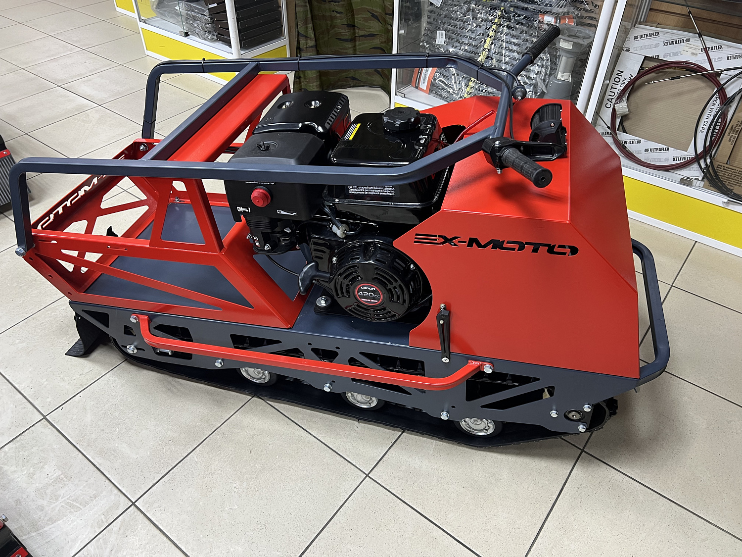 Мотобуксировщик EX-MOTO SNOWDOG S500 15л.с в Тобольске