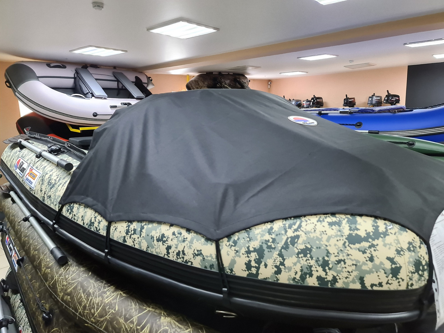 КОМПЛЕКТ НОСОВОГО ТЕНТА К ЛОДКЕ SMARINE AIR MAX 360 ЧЕРНЫЙ в Тобольске