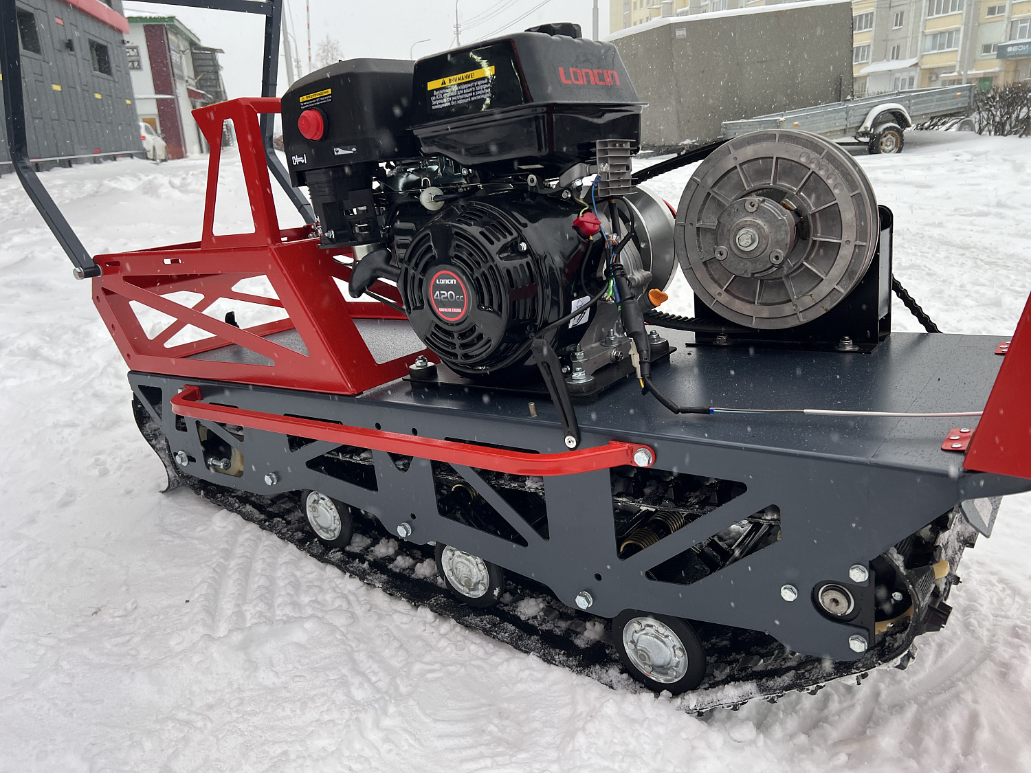 Мотобуксировщик EX-MOTO SNOWDOG S500 15л.с в Тобольске