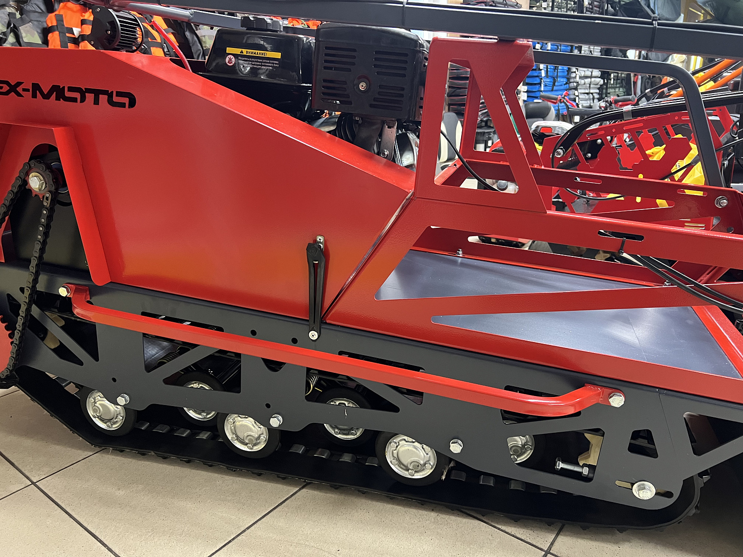 Мотобуксировщик EX-MOTO SNOWDOG S500 15л.с в Тобольске