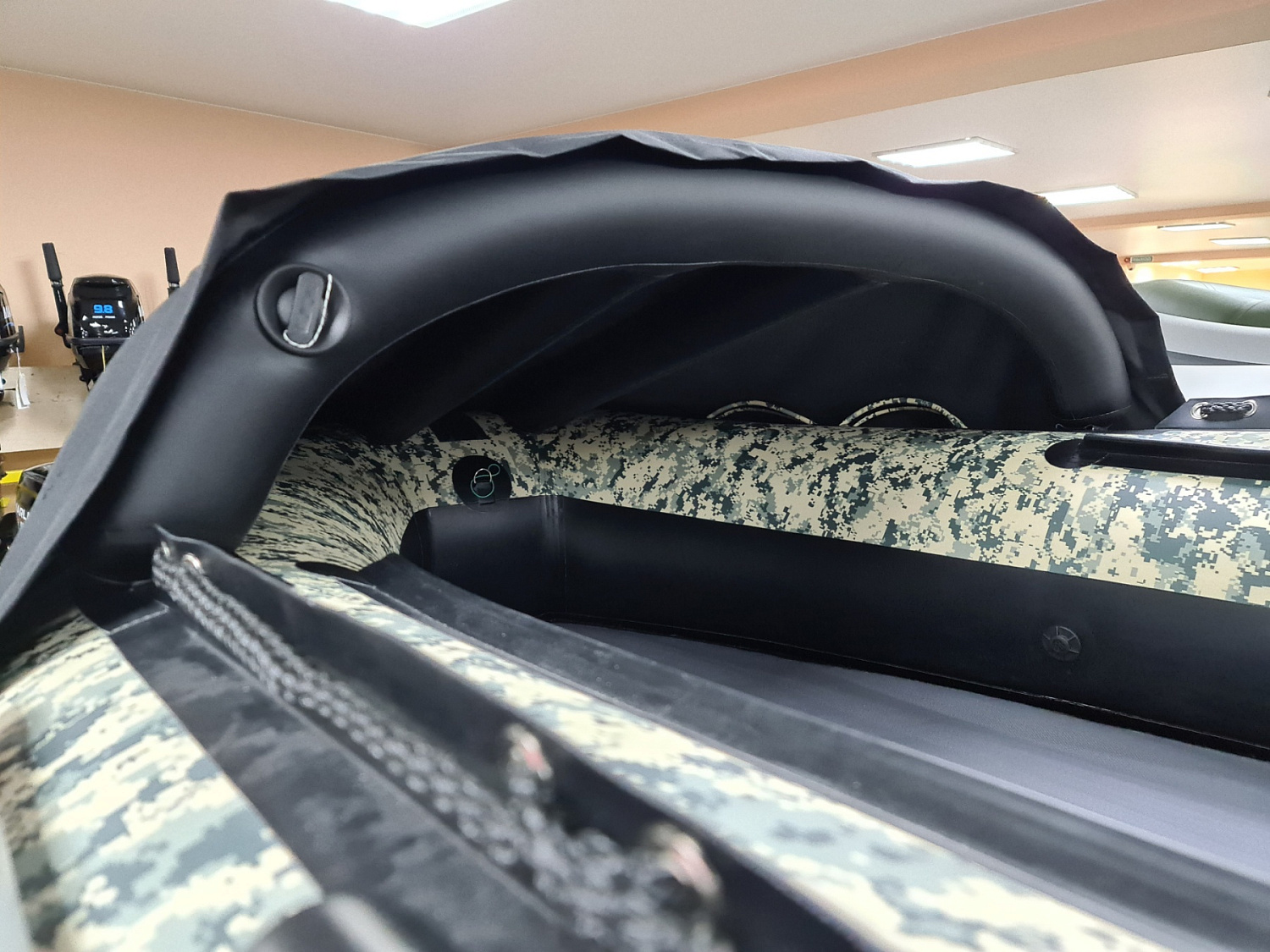 КОМПЛЕКТ НОСОВОГО ТЕНТА К ЛОДКЕ SMARINE AIR MAX 360 ЧЕРНЫЙ в Тобольске