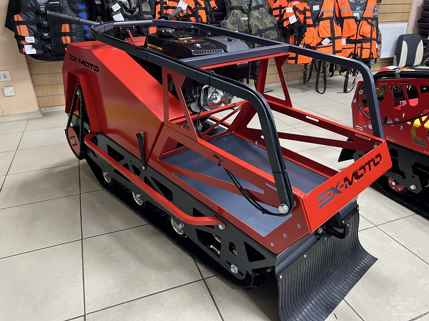 Мотобуксировщик EX-MOTO SNOWDOG S500 15л.с в Тобольске