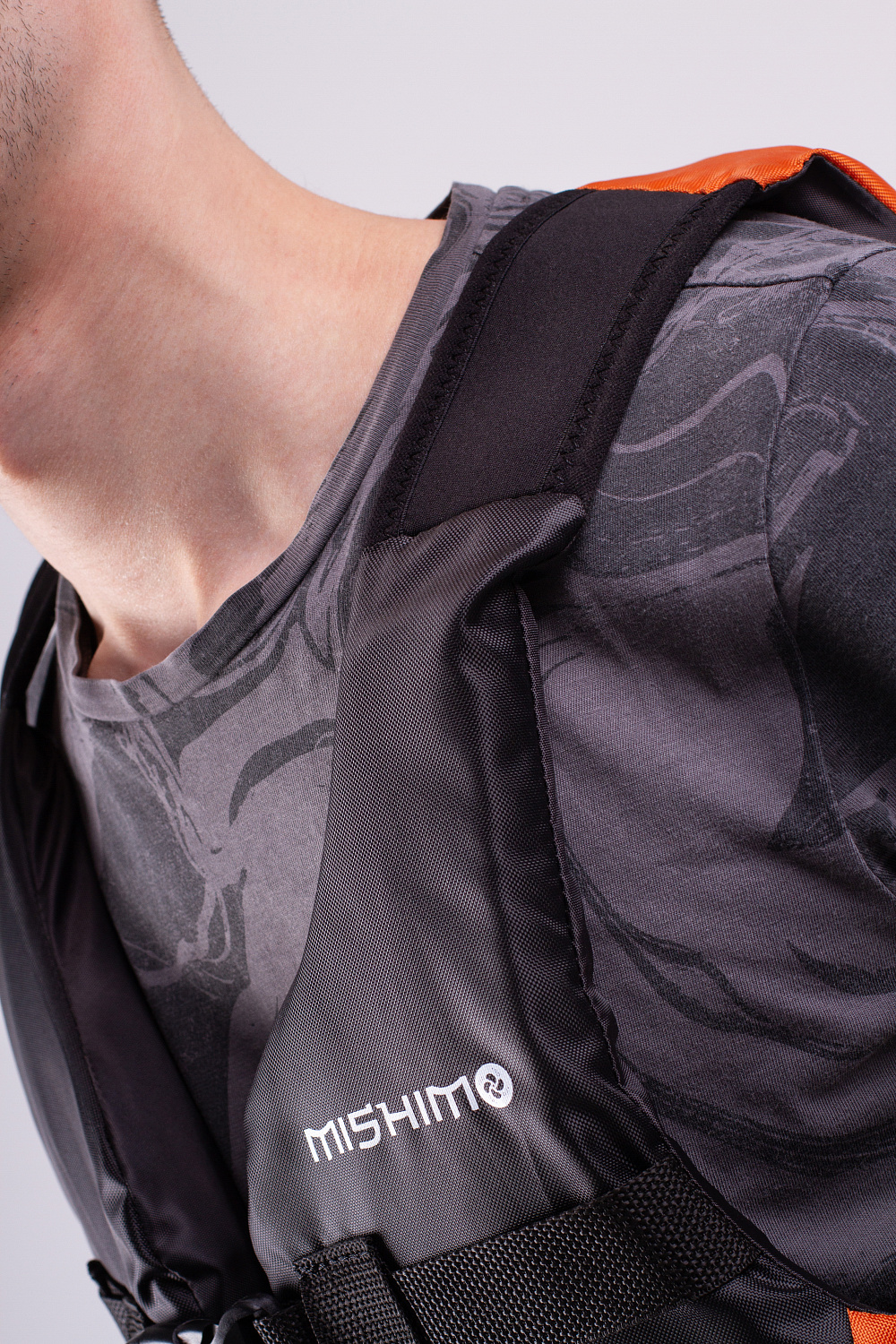 Жилет спасательный MISHIMO PRO Премиум качества Черно-оранжевый в Тобольске