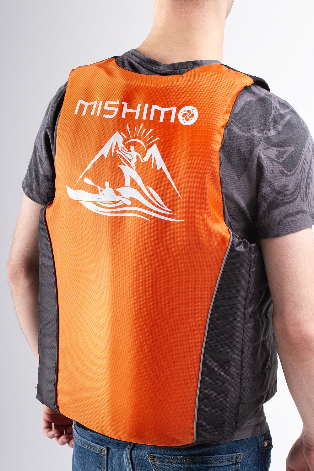 Жилет спасательный MISHIMO PRO Премиум качества Черно-оранжевый в Тобольске