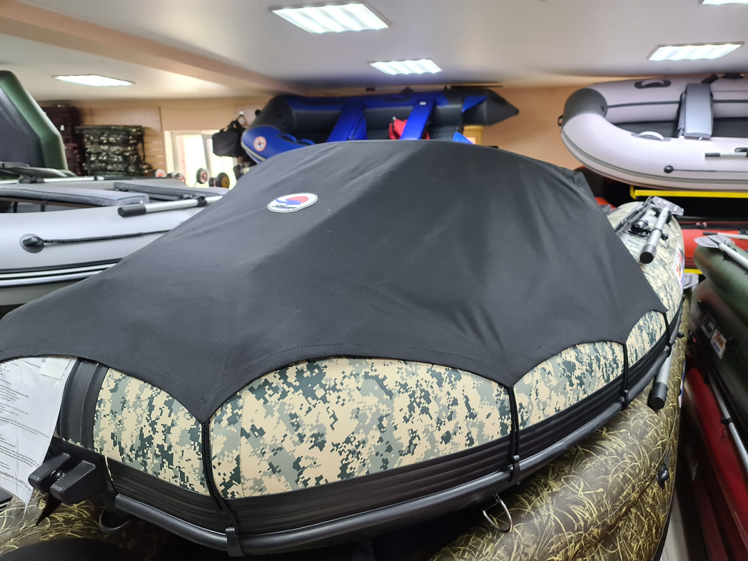 КОМПЛЕКТ НОСОВОГО ТЕНТА К ЛОДКЕ SMARINE AIR MAX 360 ЧЕРНЫЙ в Тобольске